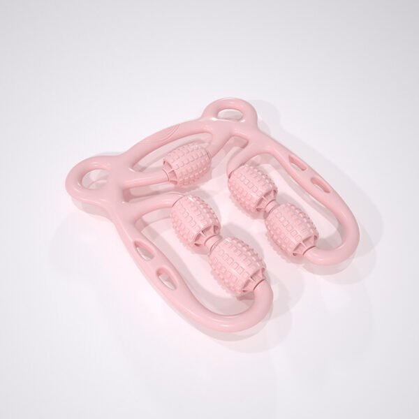 U Shape Trigger Point Massage Roller Full Body Massage Tool Arm Leg Neck Muscle Massager 4 Wheels Fitness Device For Sports - Image 4